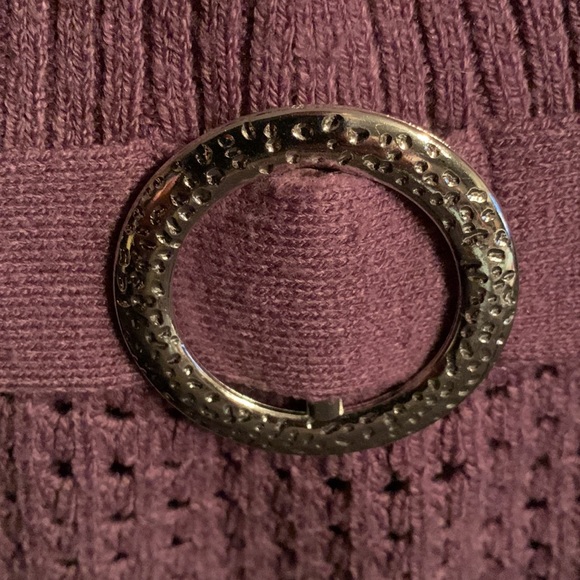 Purple cowl neck sweater no size - Picture 12 of 15